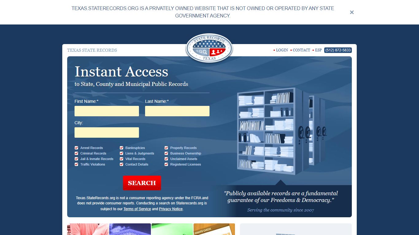 Pearland Arrest and Public Records | Texas.StateRecords.org