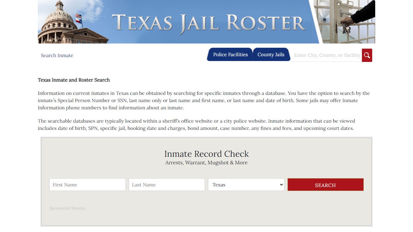 Pearland Arrests and Warrants | Jail Roster Search